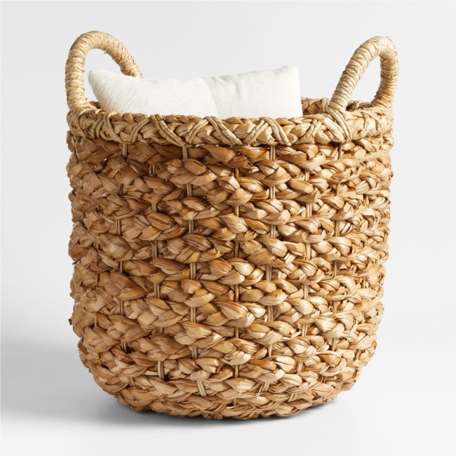 Emlyn Small Woven Blanket Basket - Image 0