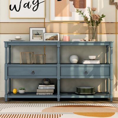 57.9'' Console Table With Storage Shelf - Image 0