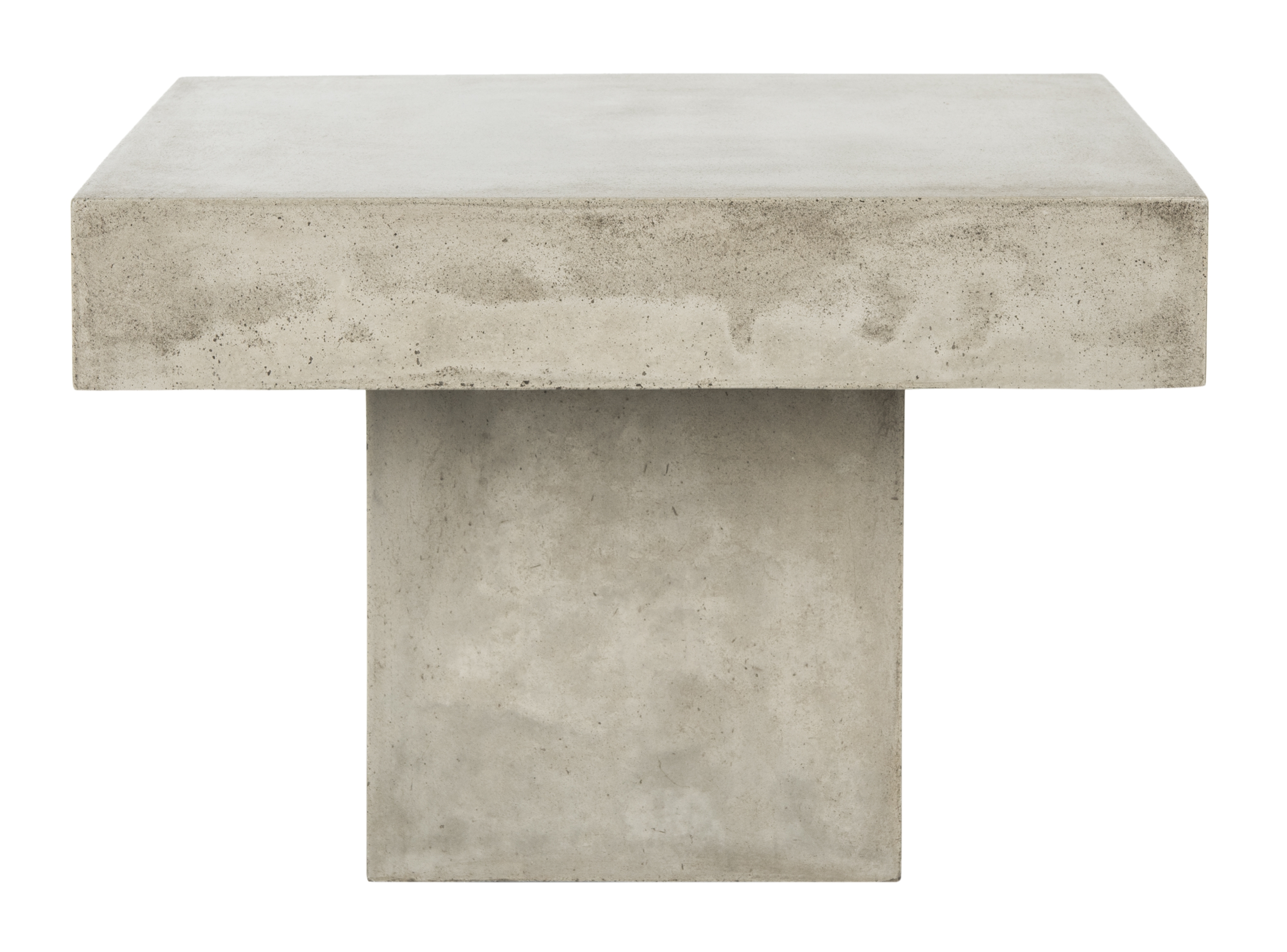 Tallen Indoor/Outdoor Modern Concrete 15.75-Inch H Coffee Table - Dark Grey - Arlo Home - Image 0