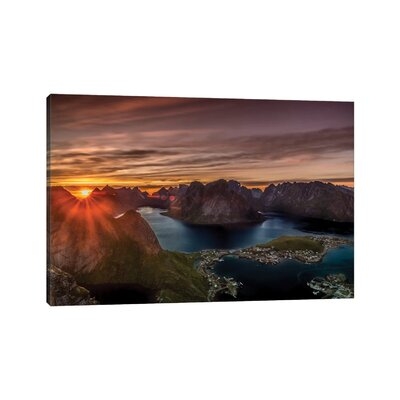 Midnight Sun, Norway I by Anders Jorulf - Picture Frame Photograph Print - Image 0