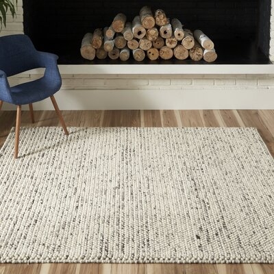 Elissa Handmade Flatweave Wool Ivory Rug - Image 1