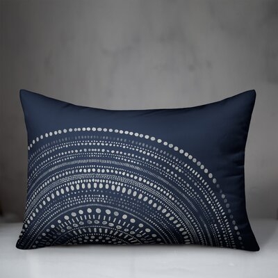 Circle Dot Outdoor Rectangular Pillow Cover & Insert - Image 0