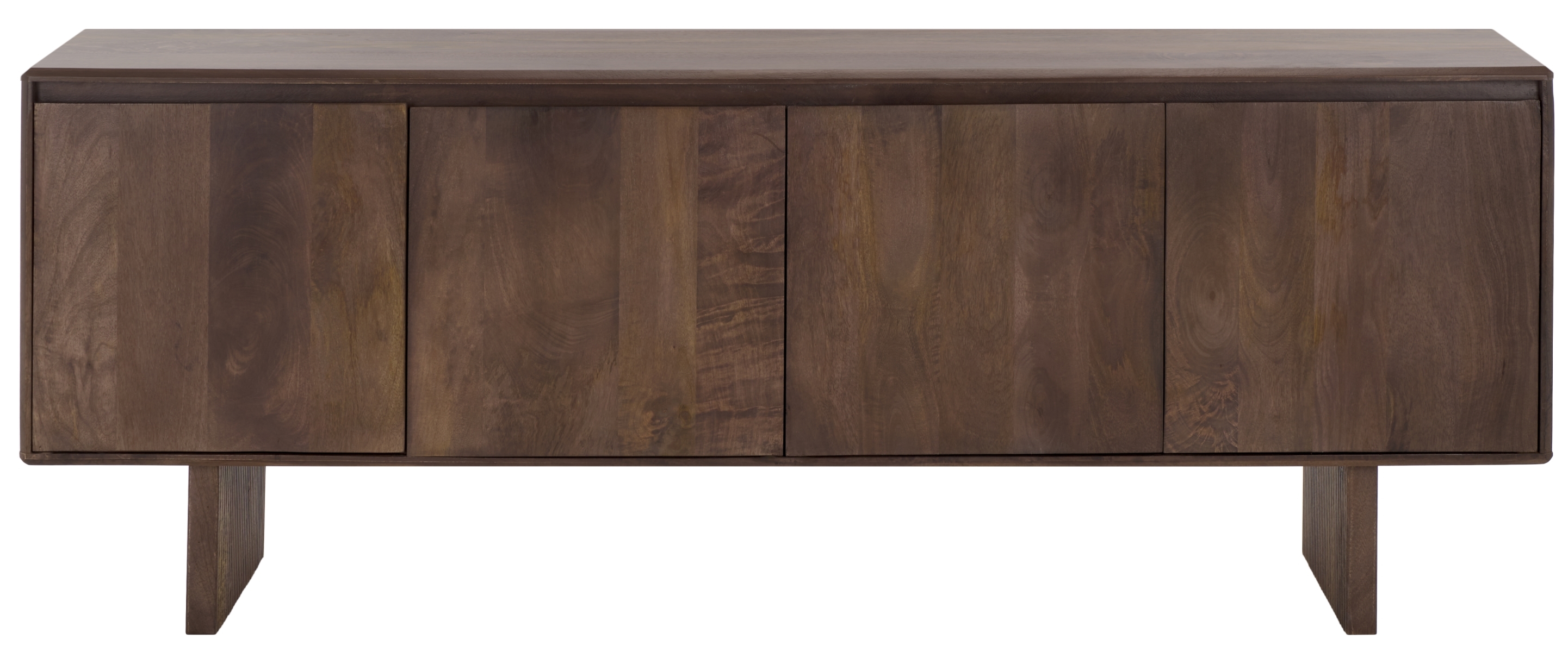 Rinaldi 4 Door Wood Sideboard - Dark Walnut - Image 0