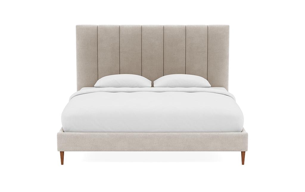 Lowen Upholstered Bed with Channel Tufting - King - Image 0