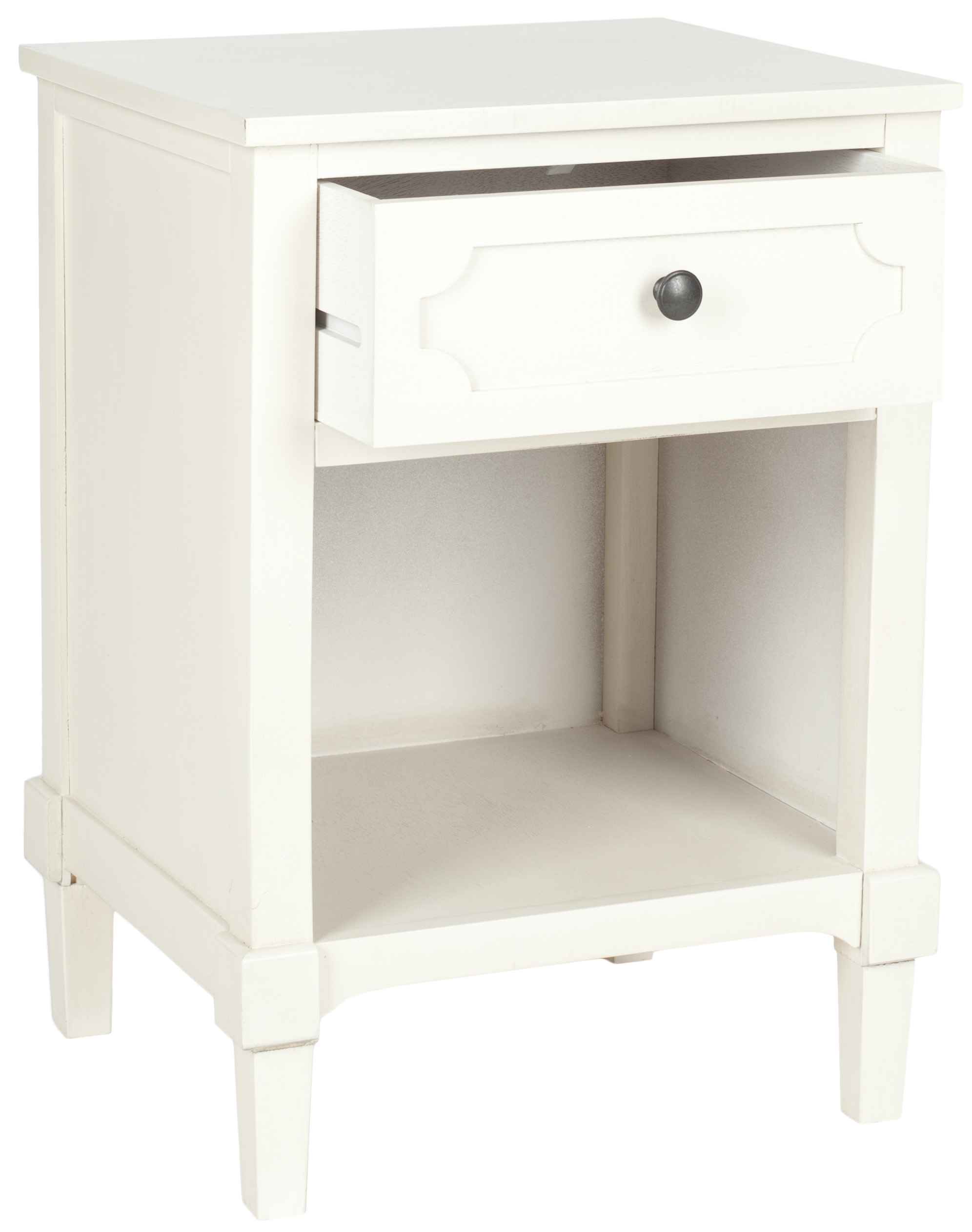 Rosaleen Storage Side Table - White - Safavieh - Image 1