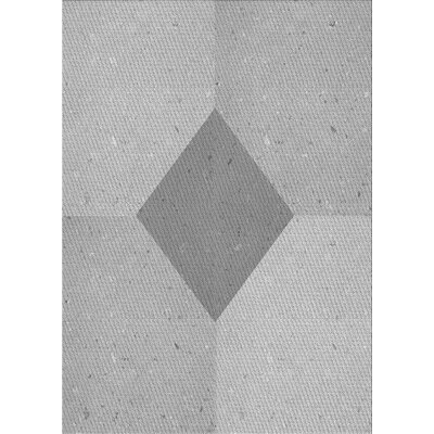 Quinonez Geometric Gray Area Rug - Image 0