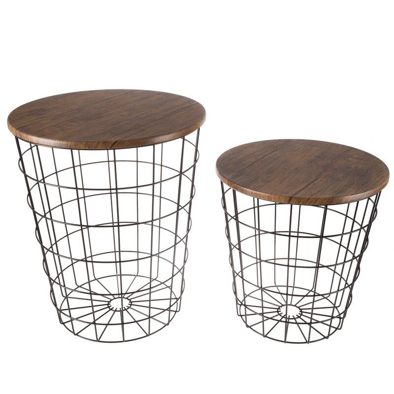 Mcgowen Frame Nesting Tables, Brown - Image 0
