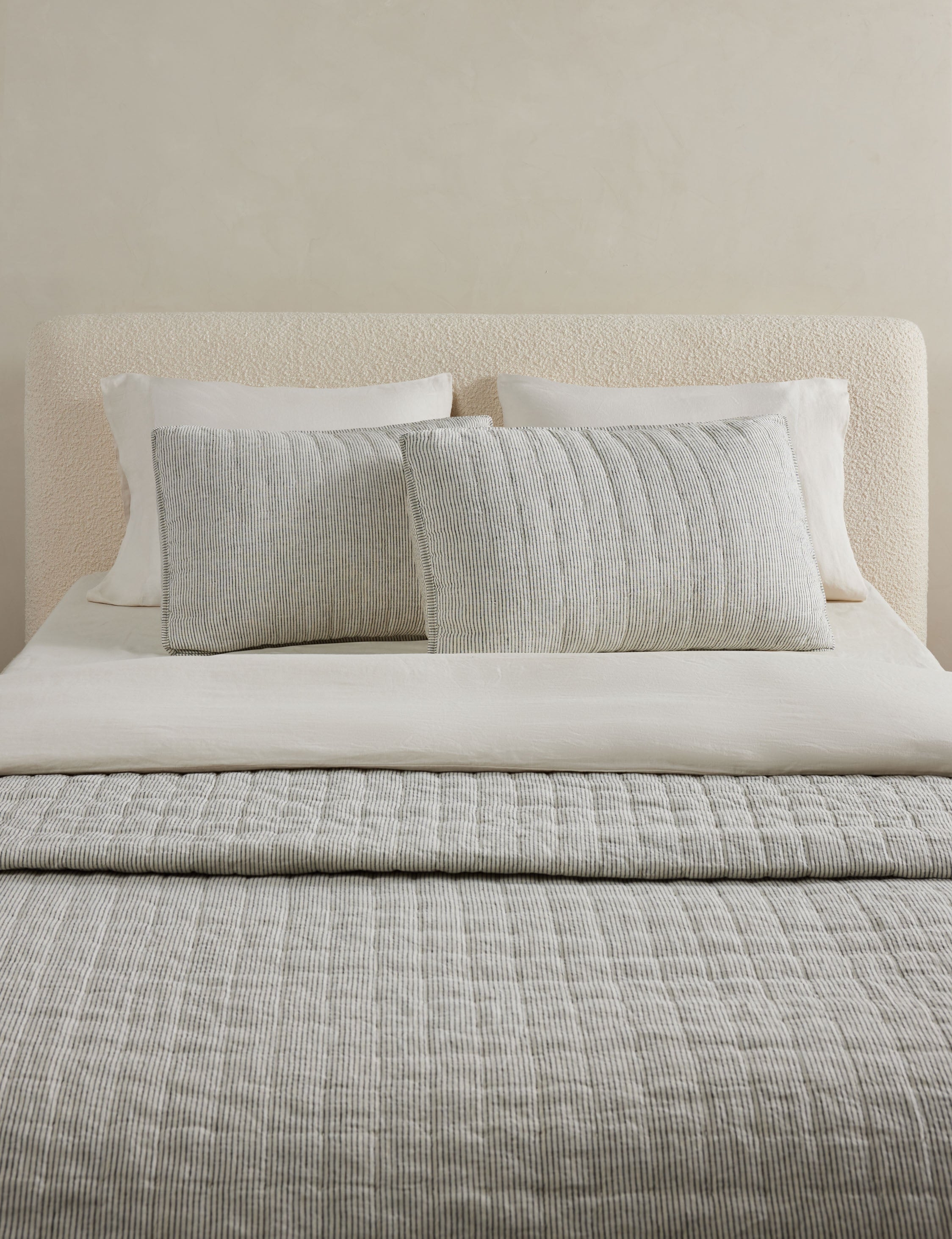 Lammin Linen Quilted Coverlet by Sarah Sherman Samuel - Image 4