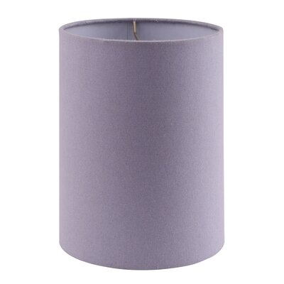 Aspen Creative 3D6147044852421BA1A2FCBCABAD29DD Transitional Drum (Cylinder) Shape Spider Construction Lamp Shade In Purple, 8" Wide (8" X 8" X 11") - Image 0
