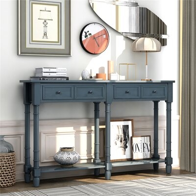 58" Solid Wood Console Table - Image 0