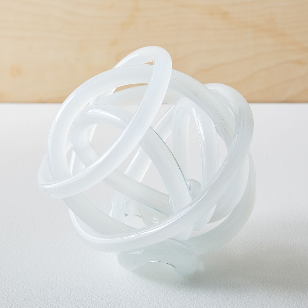Glass Knots, Large, White - Image 0