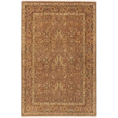 One-of-a-Kind Kalyssa Hand-Knotted Brown 3'10" x 6' Wool Area Rug - Image 0