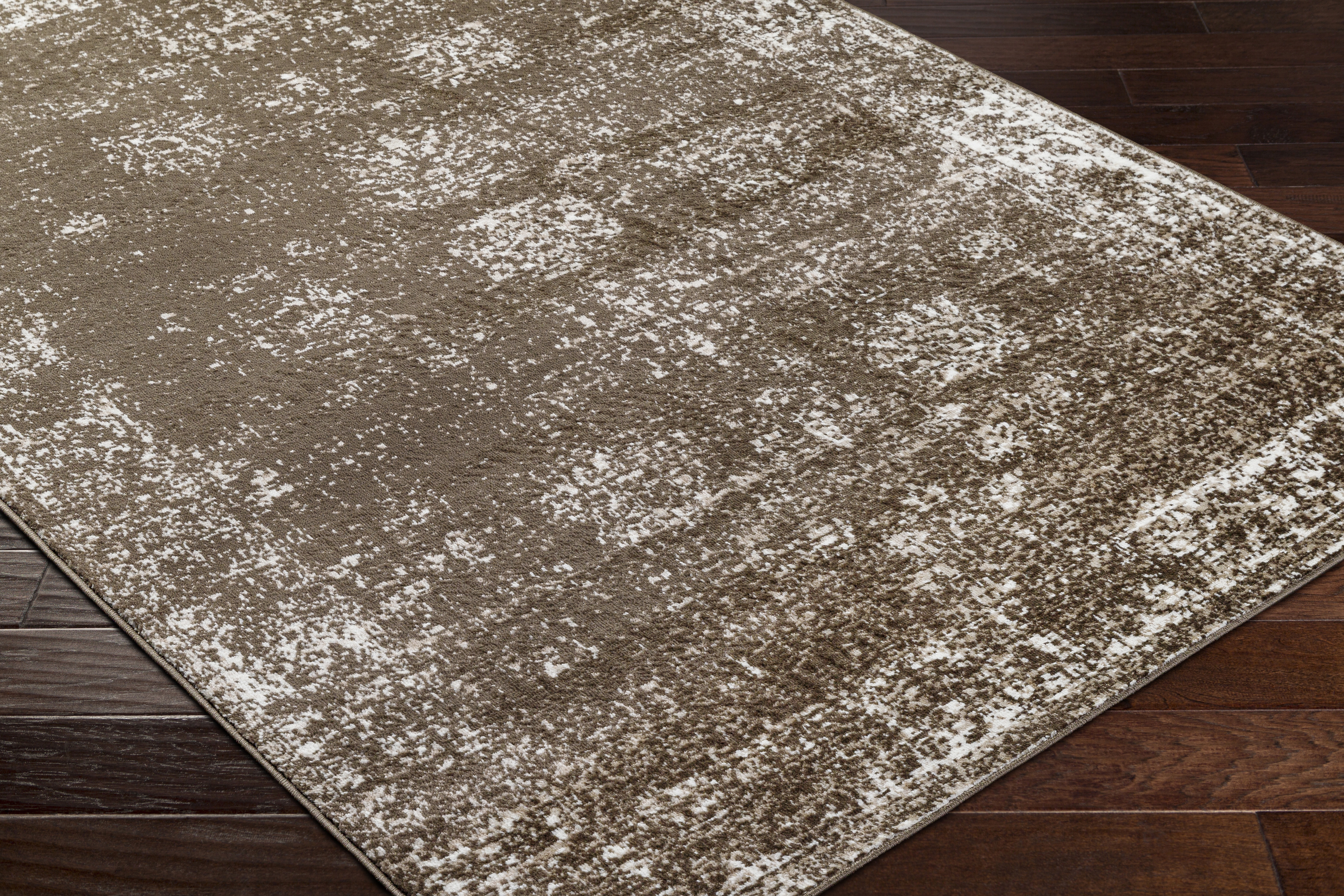 Livabliss Monte Carlo Brown Indoor 5'3" x 7'3" Machine Woven Rug - Image 5