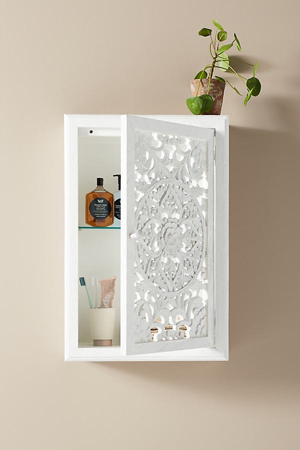 Lombok Single Bath Cabinet By Anthropologie in White - Image 0