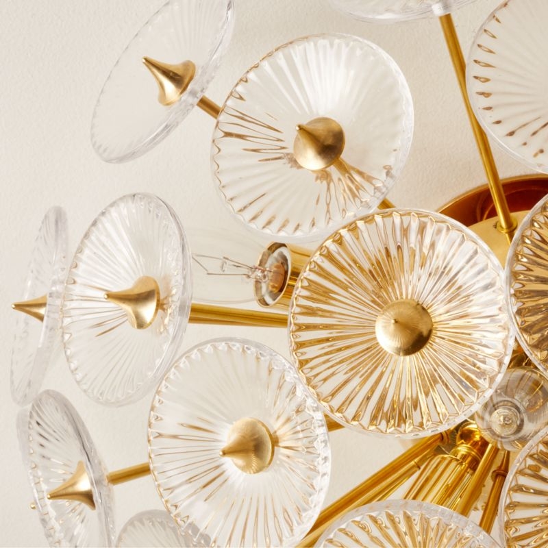 Lamina Polished Brass Flush Mount Light - Image 2