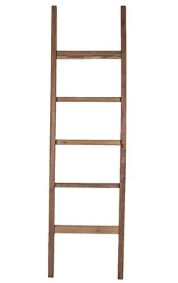 Teak Straight 6 ft Blanket Ladder - Image 0