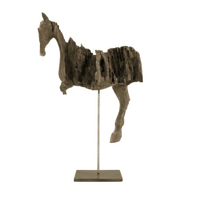 Nader Resin Horse in Stand - Image 0