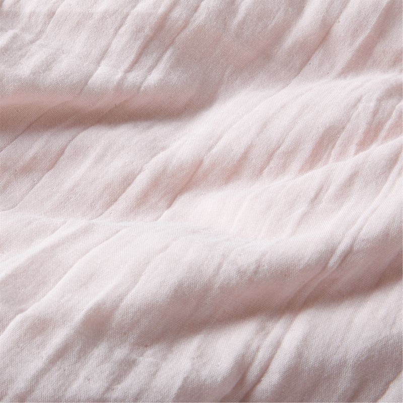 Supersoft Lilac Rose Organic Cotton Gauze Toddler Duvet Cover - Image 3