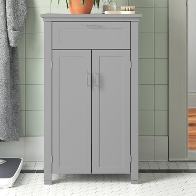 Somerset 23.6" W x 40.25" H x 11.81" D Free-Standing Bathroom Cabinet - Image 0