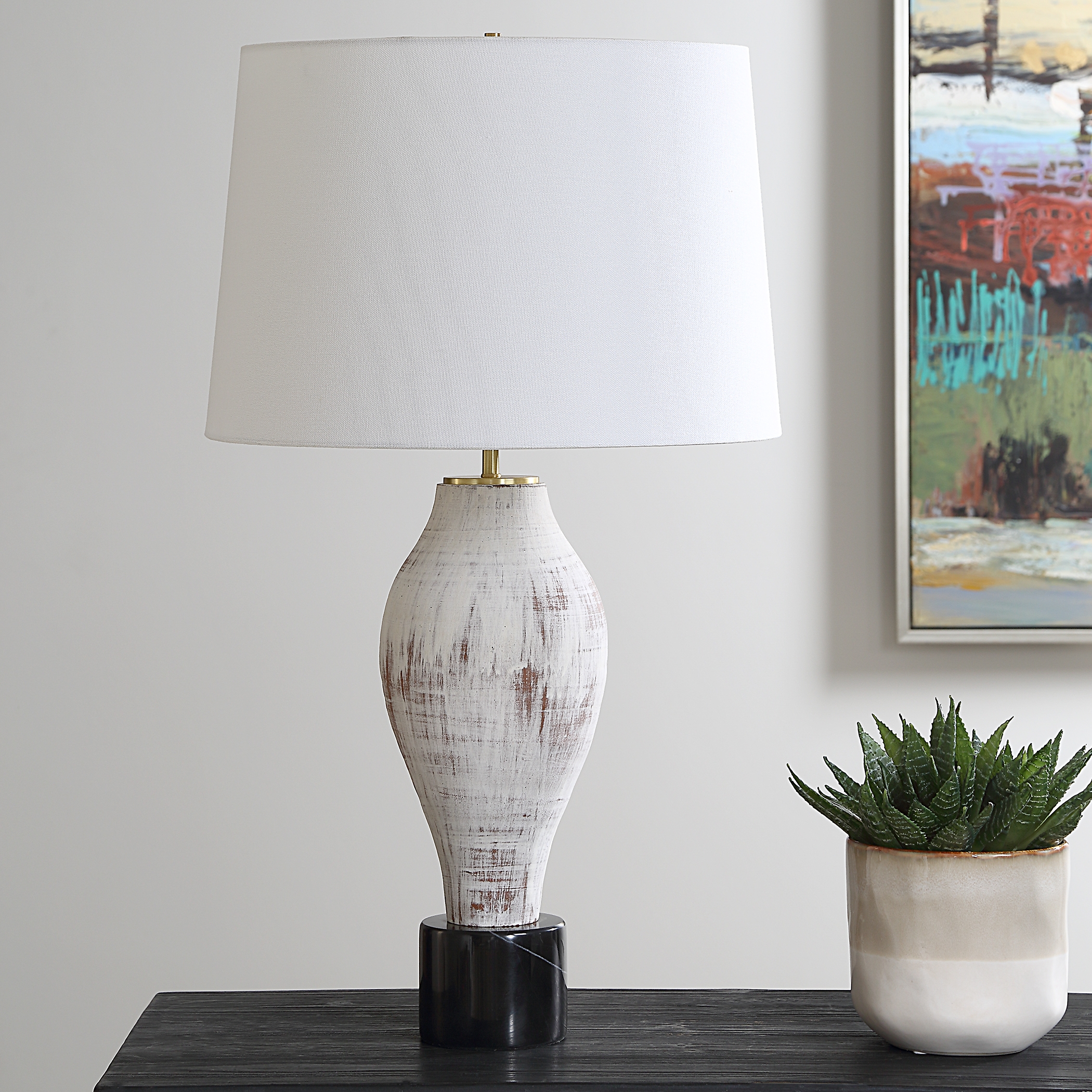 Magdaline Rustic Table Lamp - Image 2