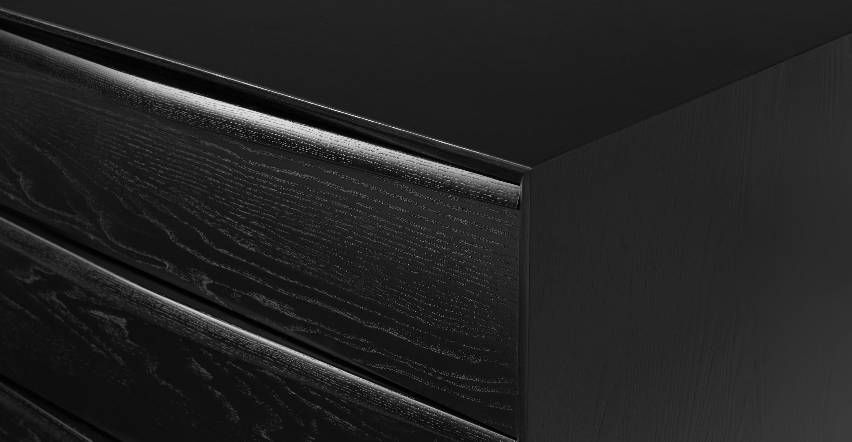 Lenia Black Ash 6-Drawer Double Dresser - Image 8