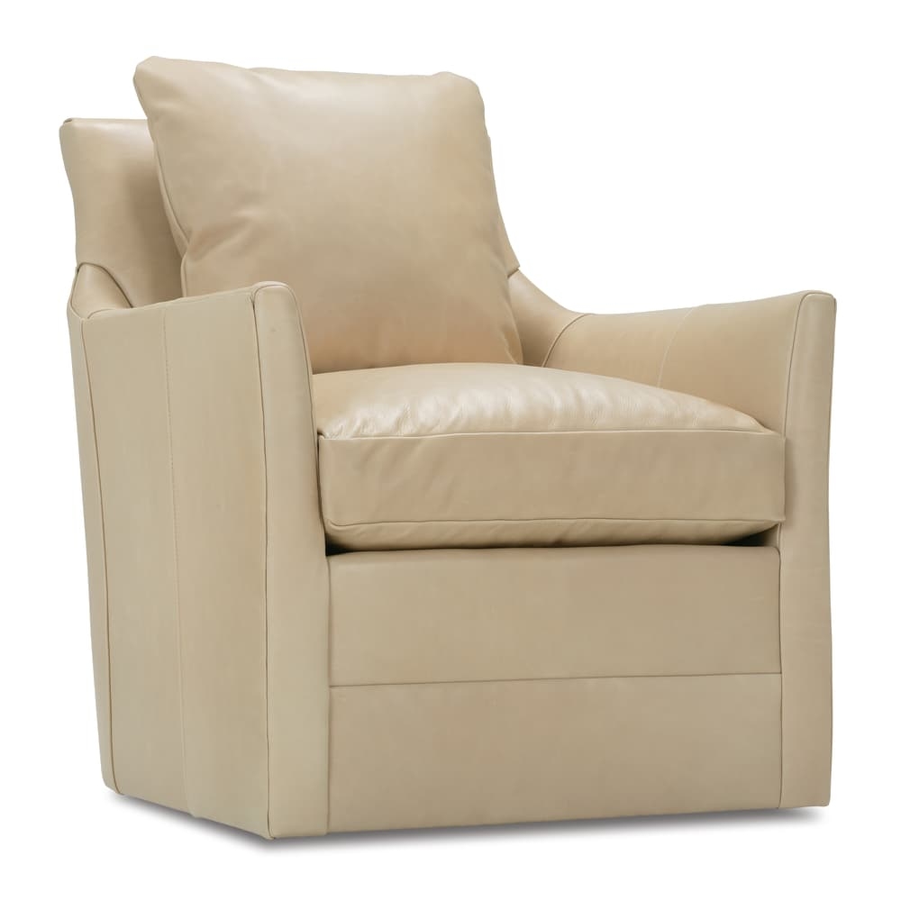 Ingrid Leather Swivel Glider - Image 1