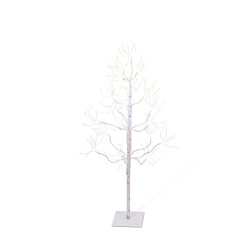 Electric Birch Tree w/ 228 Multifunction Warm & Cool White LED Lights, 36" Tall, White - Image 0