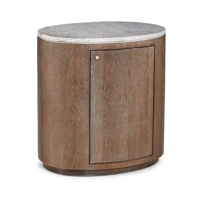 Amado Drum End Table with Storage - Image 0