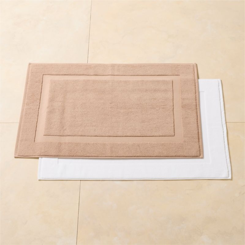 Matin Organic Cotton Brown Bath Mat 24"x36" - Image 2