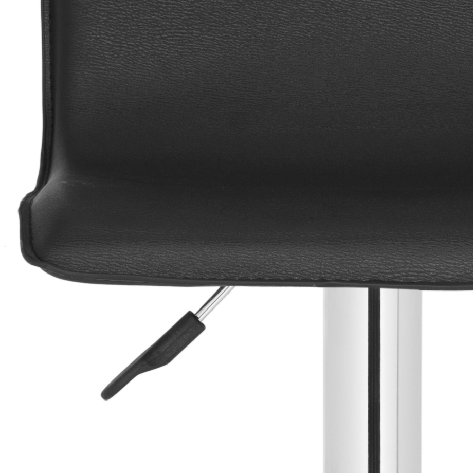 Magda Swivel Bar Stool - Black - Safavieh - Image 3