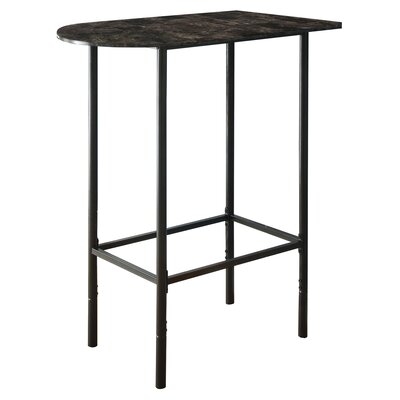 23.75" X 35.5" X 41" Grey Mdf Metal Accent Table - Image 0