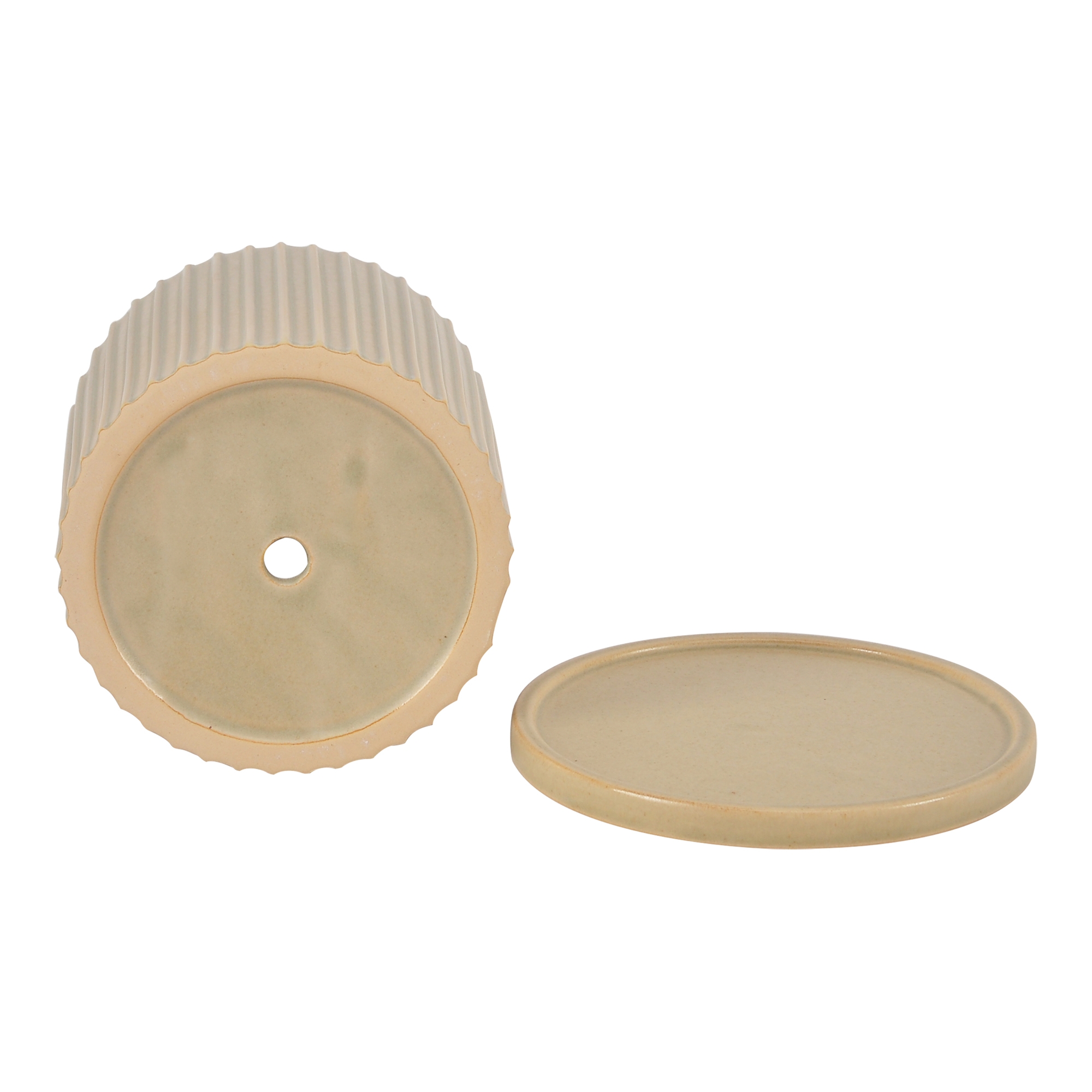 Kuhi Small Planter Beige - Image 4