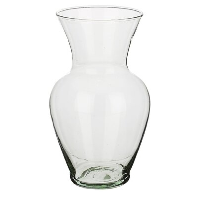 Spring Garden Clear Recycled Glass Vase - Trumpet - Image 0