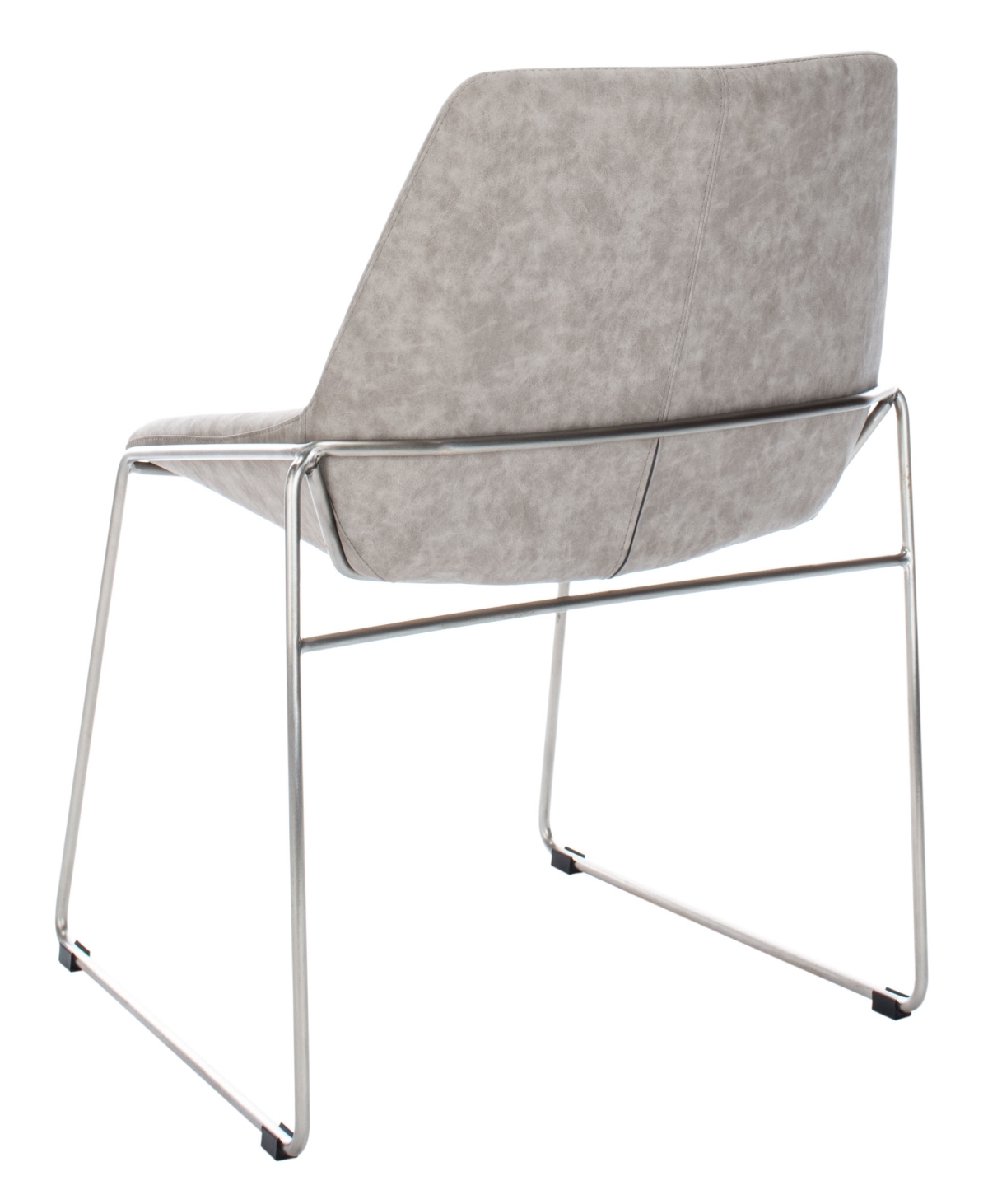 Alexis Mid Century Dining Chair - Stone / Silver - Safavieh - Image 7