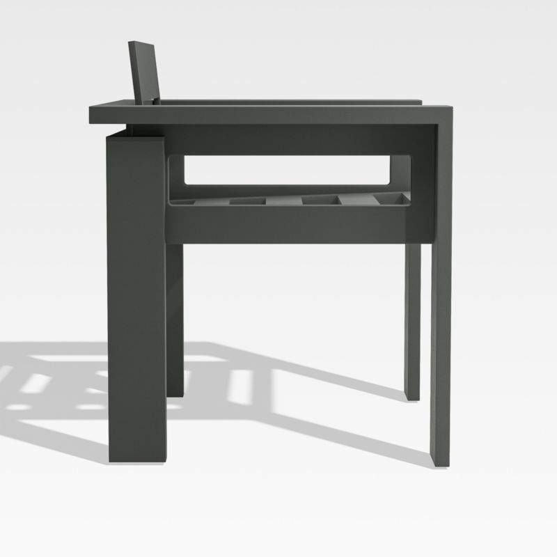 Walker Metal Outdoor Dining Arm Chair - Image 3