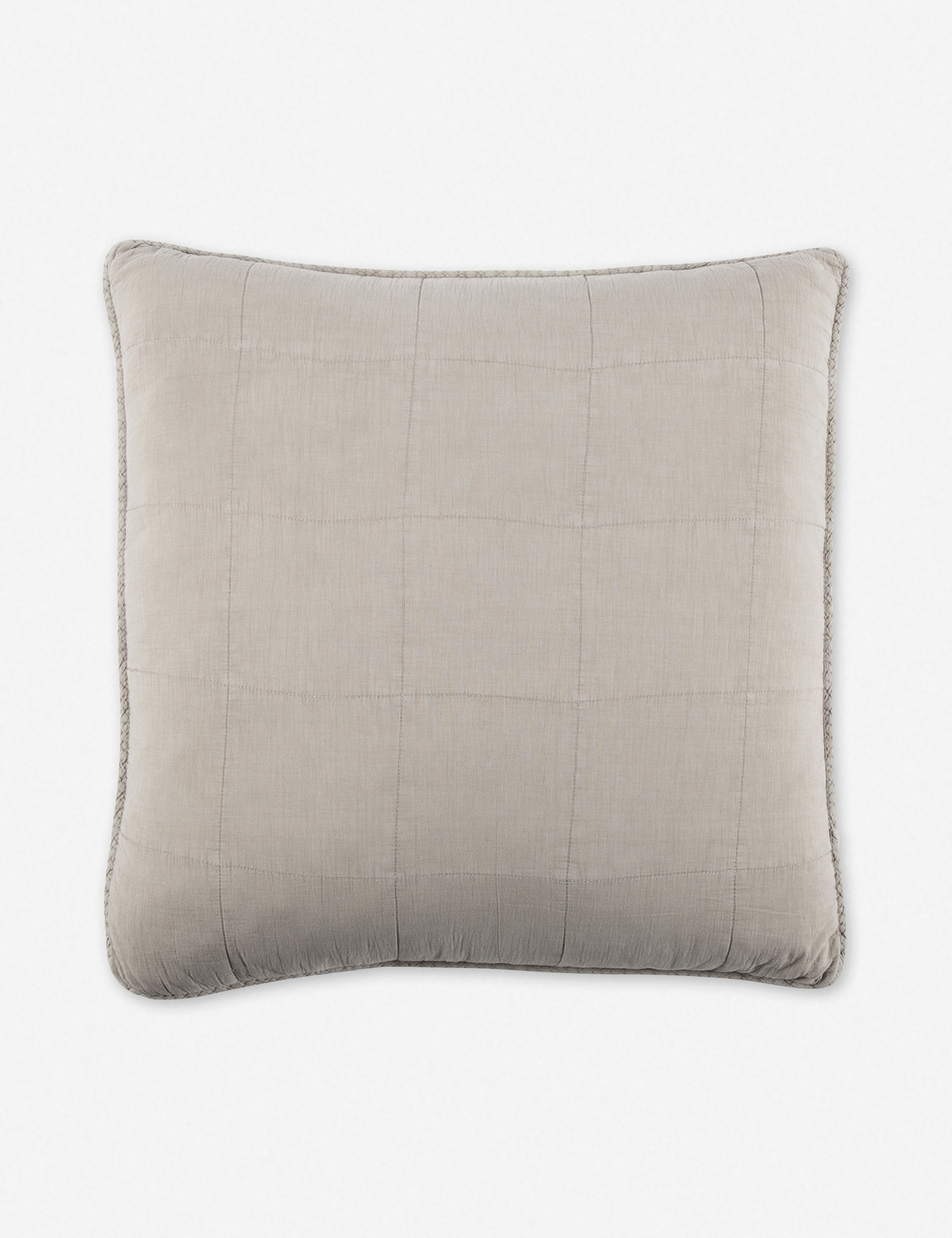 Antwerp Large Quilted Euro Sham by Pom Pom at Home - Image 0