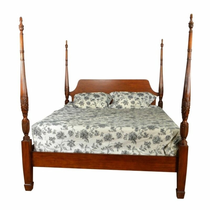 Leighton Hall Furniture Solid Wood Four Poster Bed - Image 0