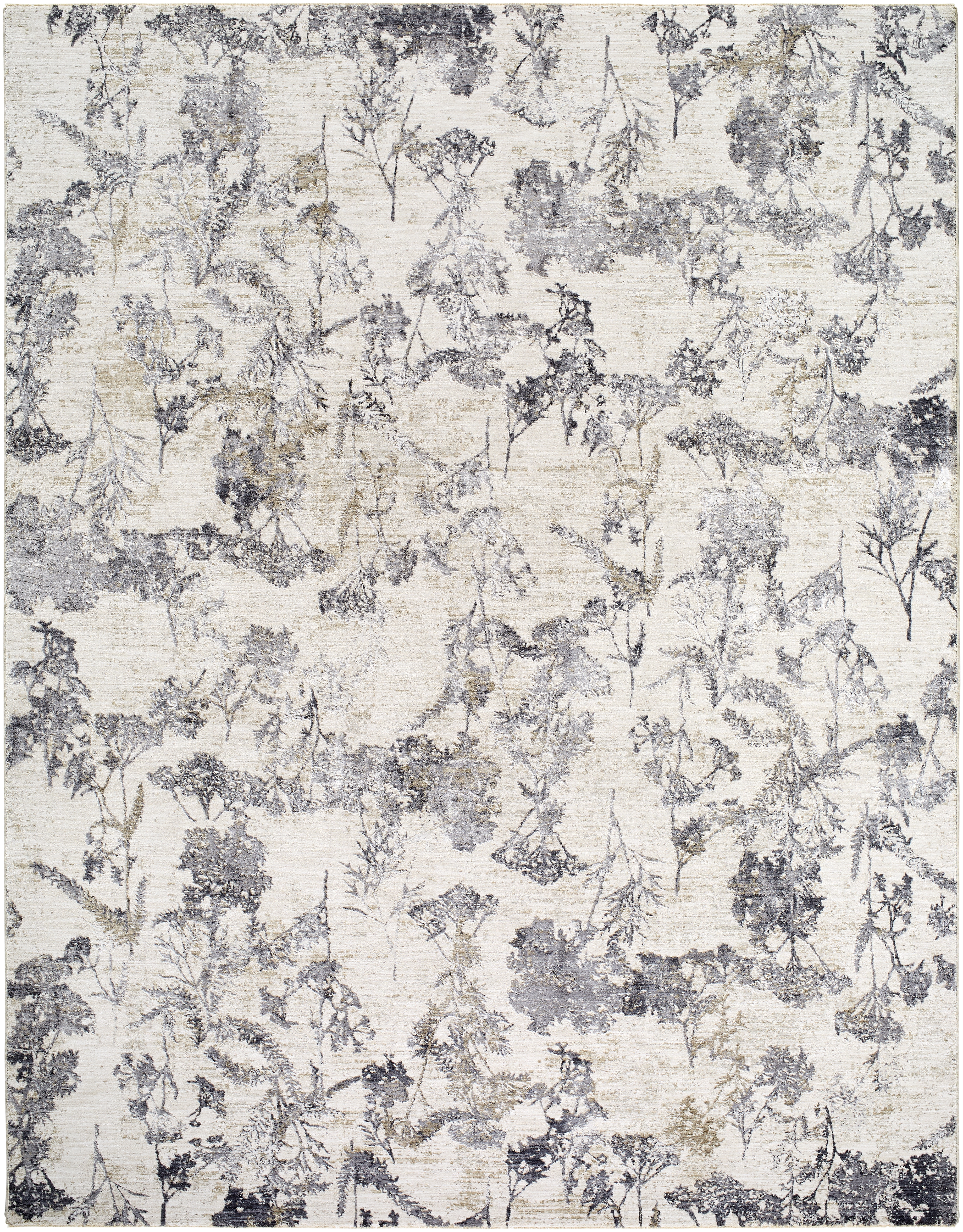 Gakko White Indoor 6'7" x 9'6" Machine Woven Rug - Image 0