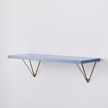Lacquer Shelf, 24 inch, Blue, WE Kids - Image 3