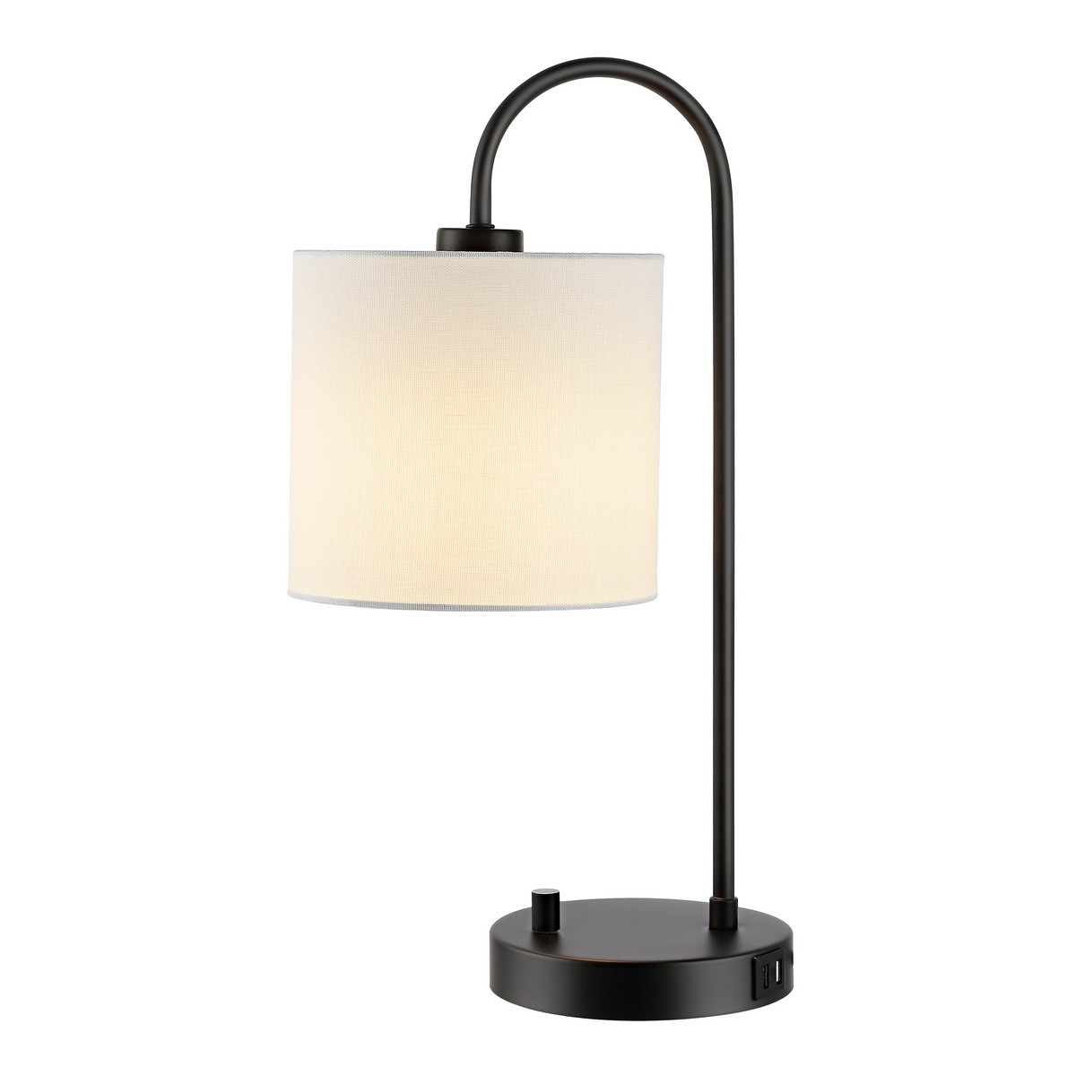 Lybrin 19.25" Tbl Lamp W/ Usb - Black - Safavieh - Image 3