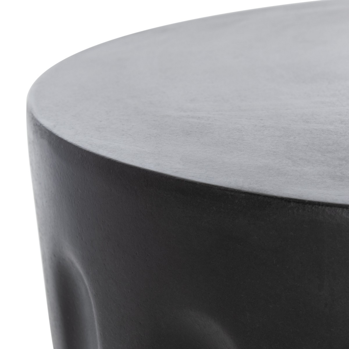 Vesta In/Outdoor Accent Stool - Black - Safavieh - Image 2
