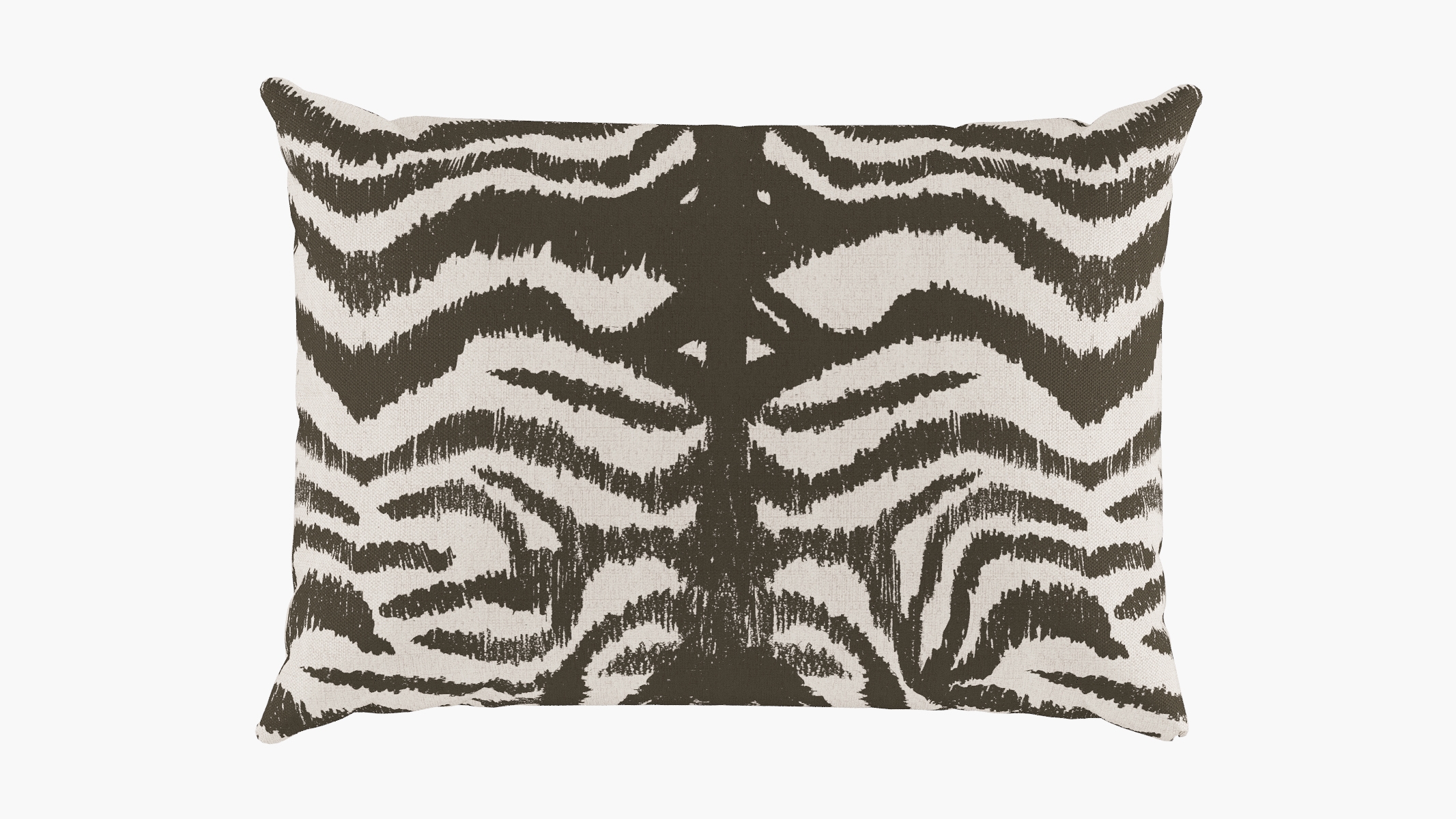 Outdoor 14" x 20" Lumbar Pillow, Zebra, 14" x 20" - Image 0