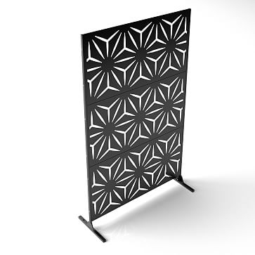 Decorative Privacy Screen, Star, Rust - Image 3