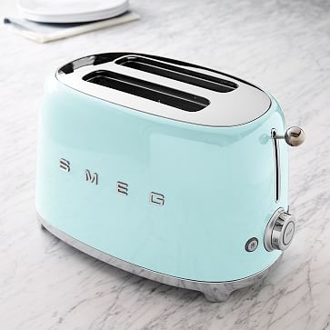 MP WE Smeg 2-Slice Toaster, White - Image 1