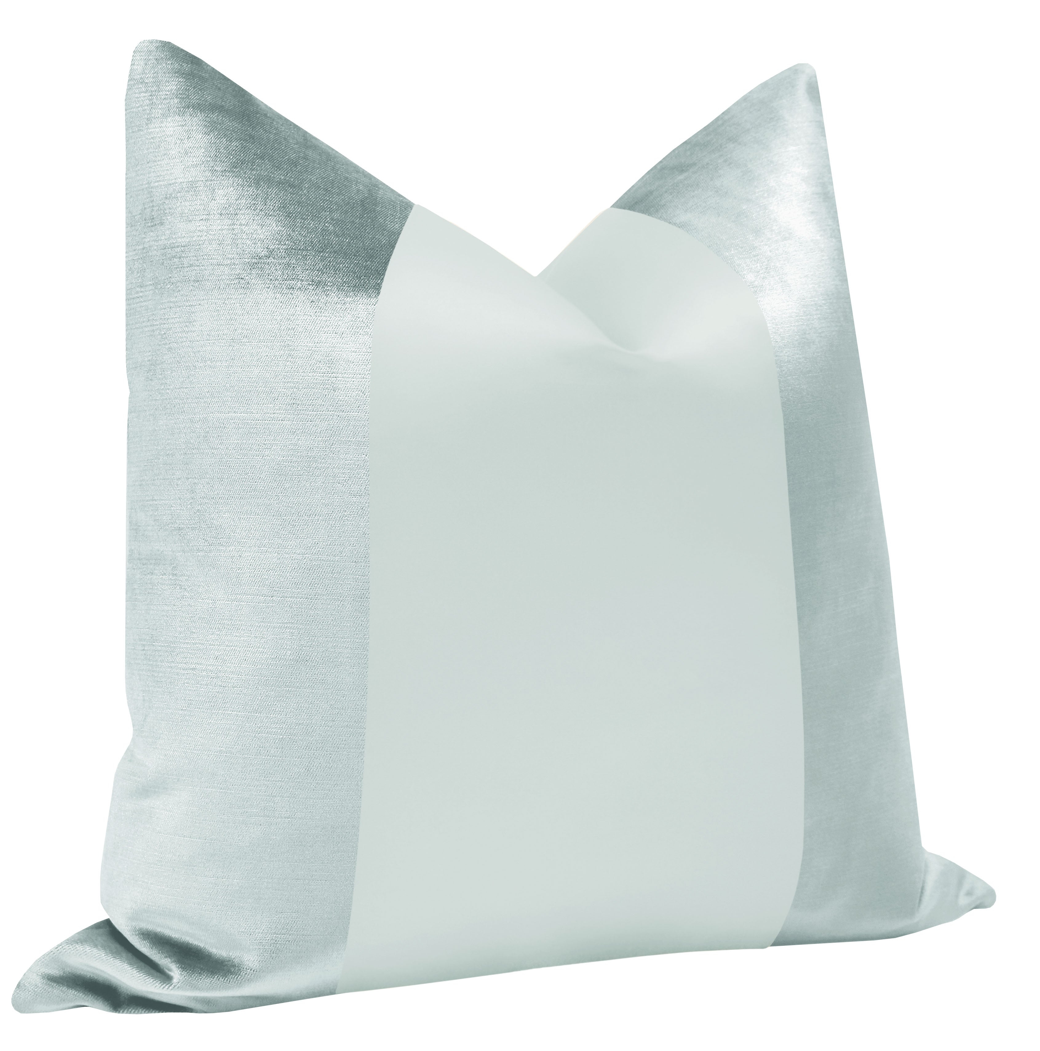 PANEL MONOCHROMATIC :: FAUX SILK VELVET // MINERAL - 24" X 24" - Image 1