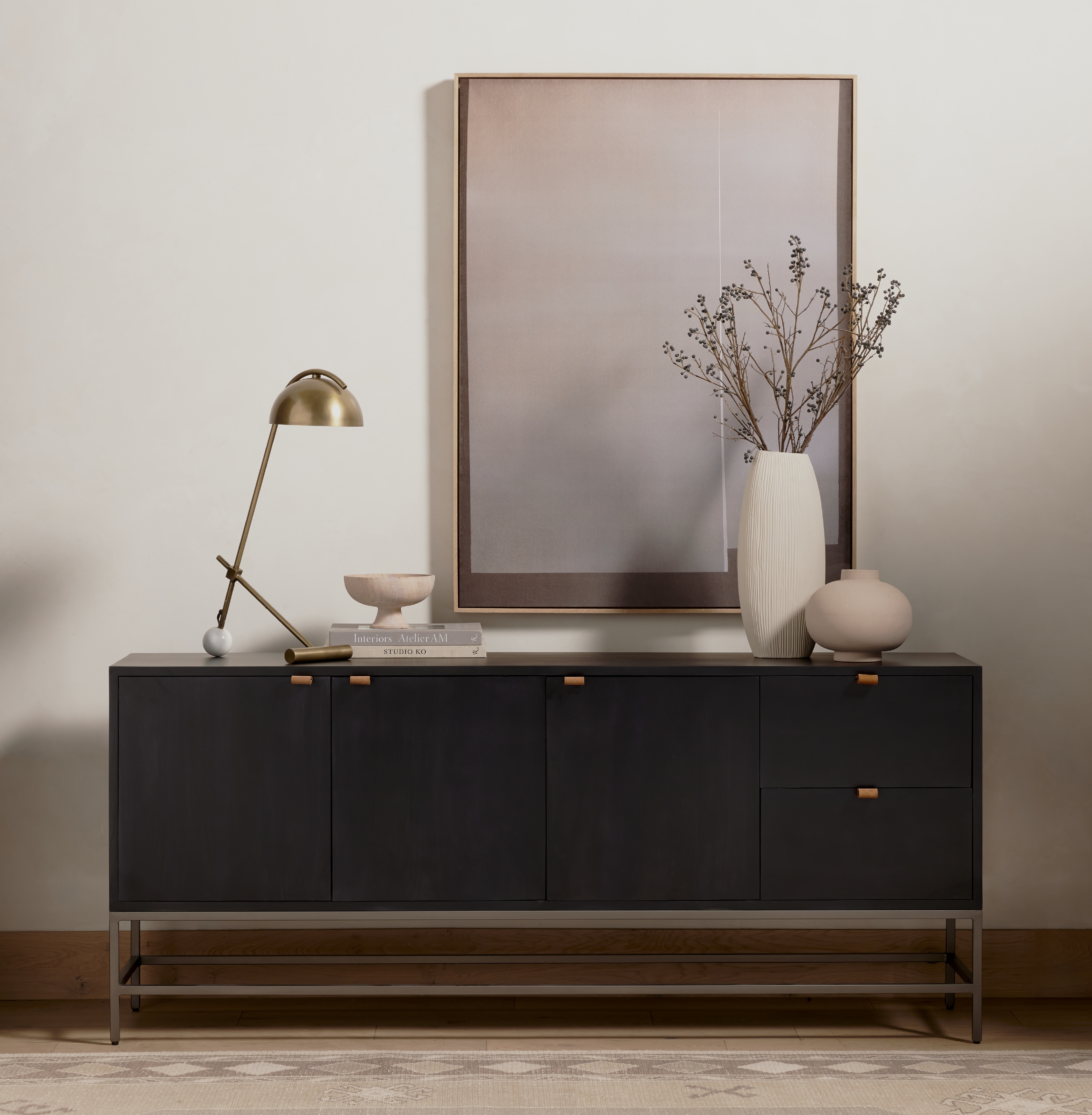 Trey Sideboard - Black Wash Poplar - Image 13