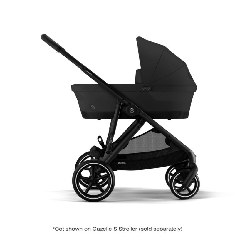 CYBEX Moon Black Gazelle S Modular Baby Stroller with Silver Frame - Image 4