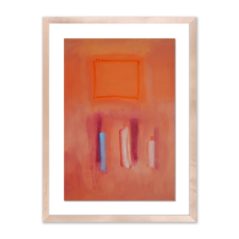 Four Hands Art Studio Orange Souk II by Charles Stuart - Picture Frame Painting Print on Paper - Image 0