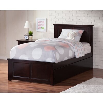 Extra Long Twin Solid Wood Platform Bed with Trundle by Three Posts™ Baby & Kids - Image 0