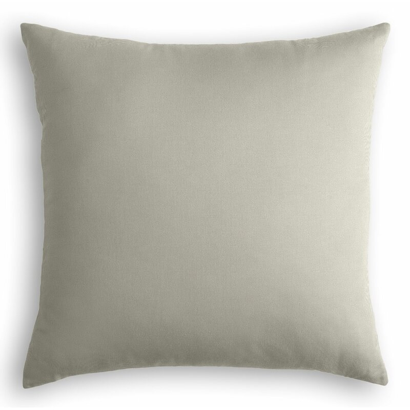 Loom Decor Slubby Linen Throw Pillow Color: Beige, Size: 24" x 24" - Image 0